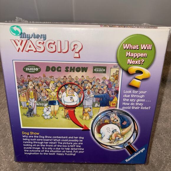 Mystery Wasgij Puzzle Dog Show Ravensburger 1000 Piece Jigsaw RARE SEALED New - Picture 5 of 5